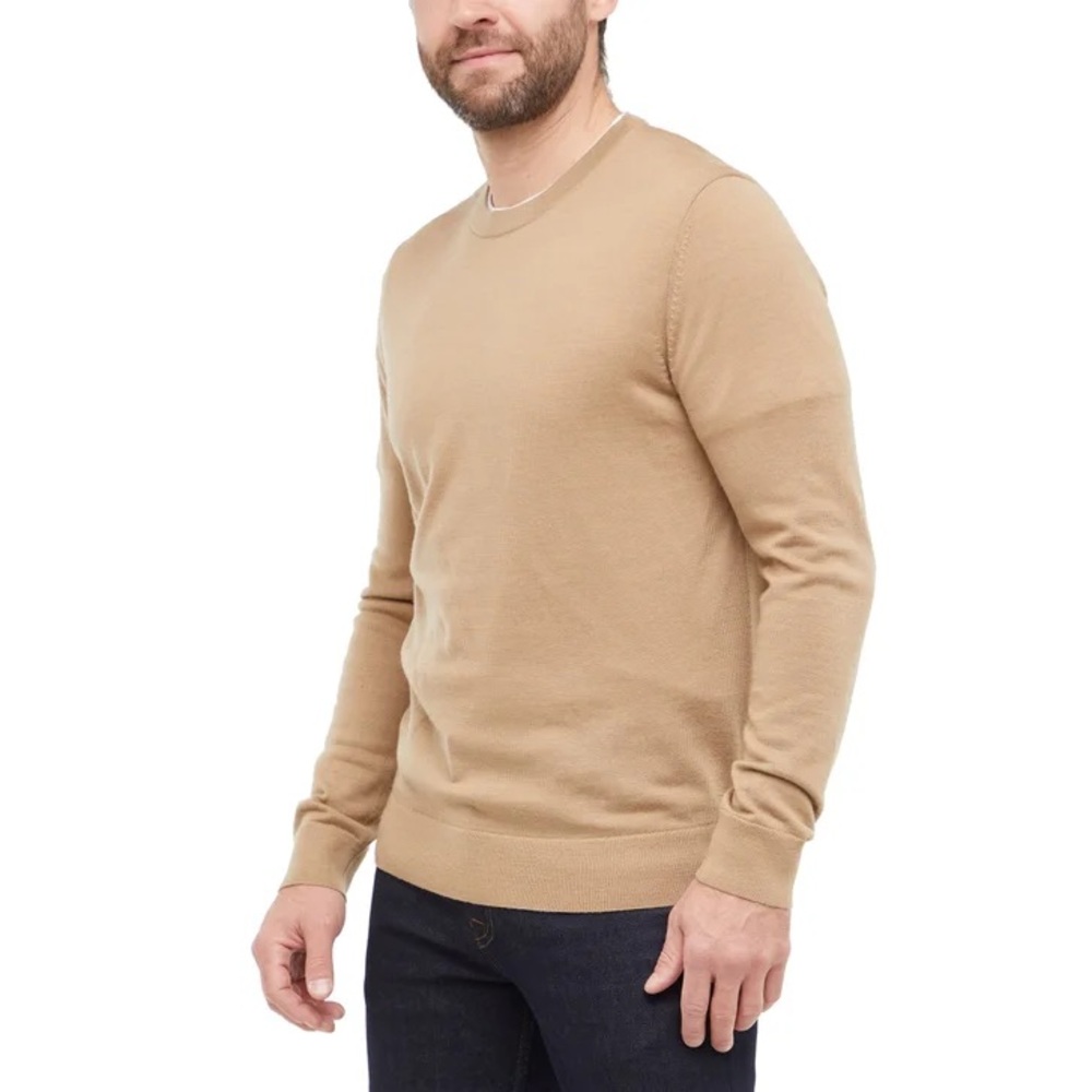Banana Republic Merino Wool Sweater Tan Crewneck Men’s Size XL NWOT